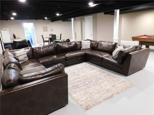 Billiard Table, Dining room, Game Room, Interior, Living room, Recessed Lighting
