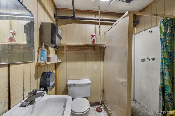 Bathroom, Interior, Wooden Walls