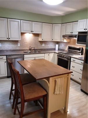 Interior, Kitchen, Wood Texture Flooring