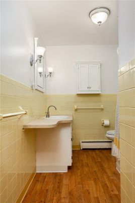 Bathroom, Interior, Wood Texture Flooring