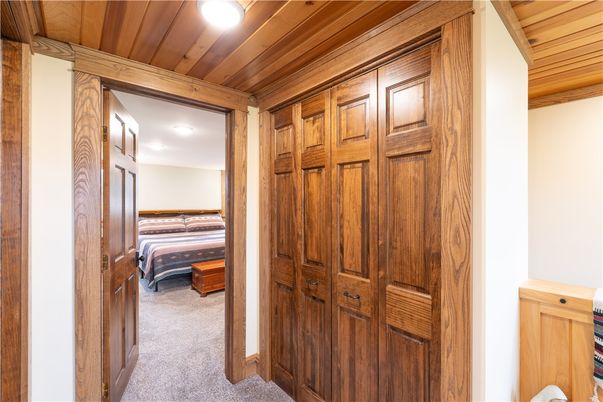 Bedroom, Interior, Recessed Lighting, Wooden Ceilings