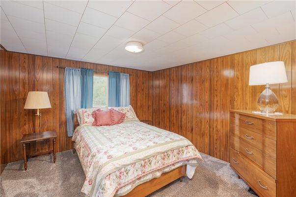 Bedroom, Interior, Wooden Walls