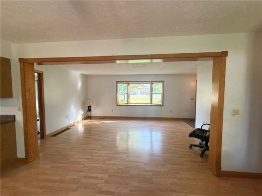 Empty room, Interior, Wooden Beams, Wood Texture Flooring