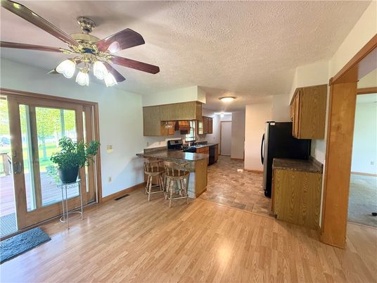 Interior, Kitchen, Wood Texture Flooring