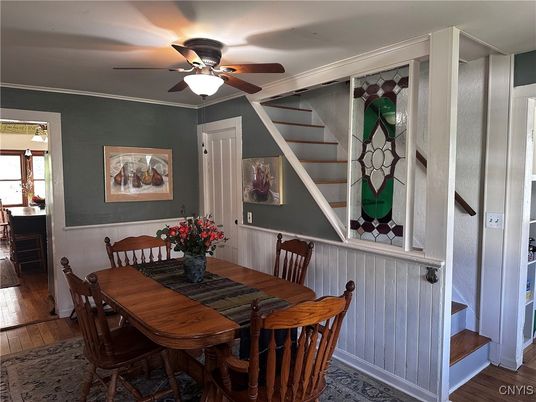 Dining room, Interior, Wood Texture Flooring