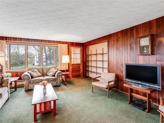 Interior, Living room, Wooden Walls