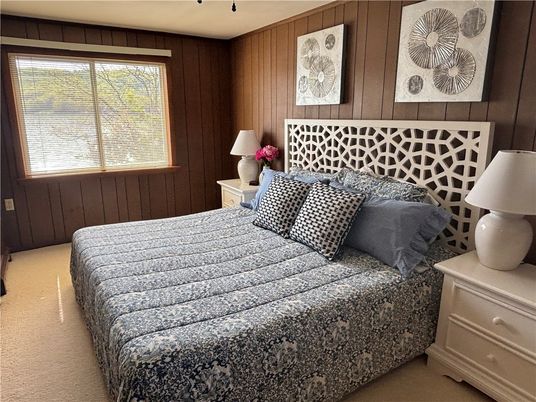 Bedroom, Interior, Wooden Walls