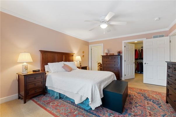 Bedroom, Interior, Recessed Lighting