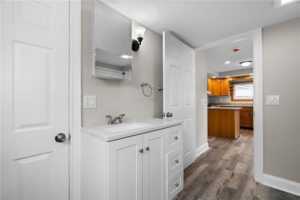 Interior, Kitchen, Wood Texture Flooring