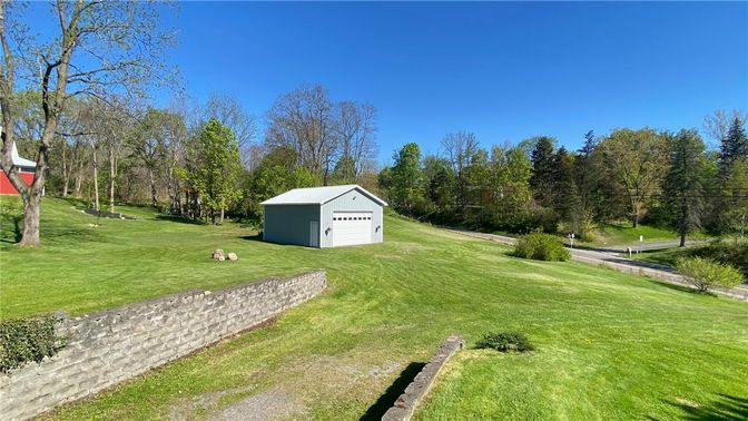 Backyard, Detached Garage, Exterior