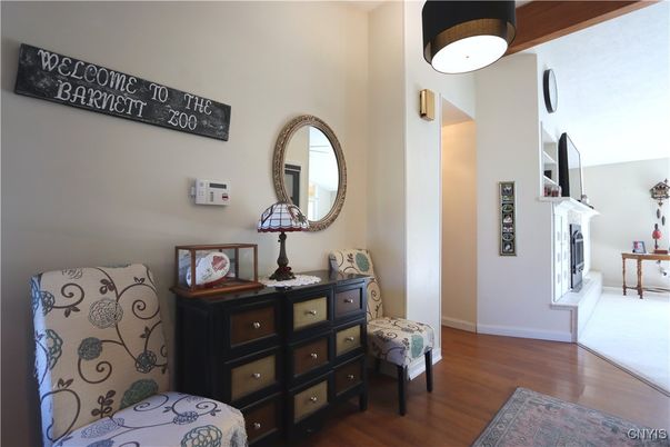 Fireplace, Interior, Wood Texture Flooring