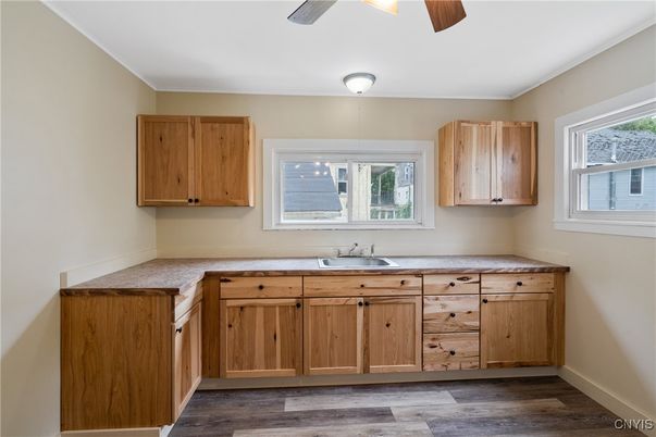 Interior, Kitchen, Wood Texture Flooring