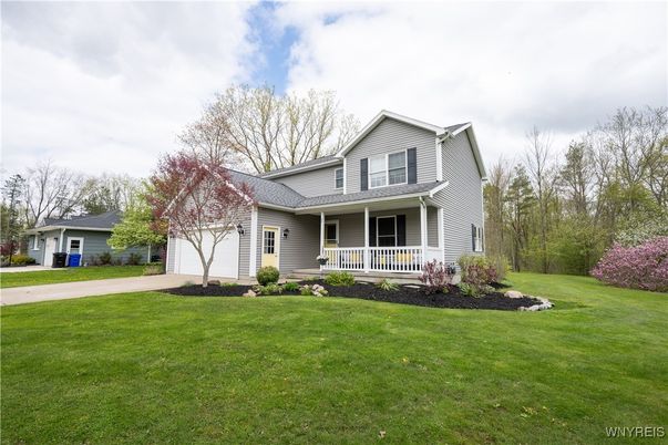 Attached, Backyard, Exterior, Facade, Farmhouse