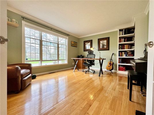 Home Office, Interior, Wood Texture Flooring