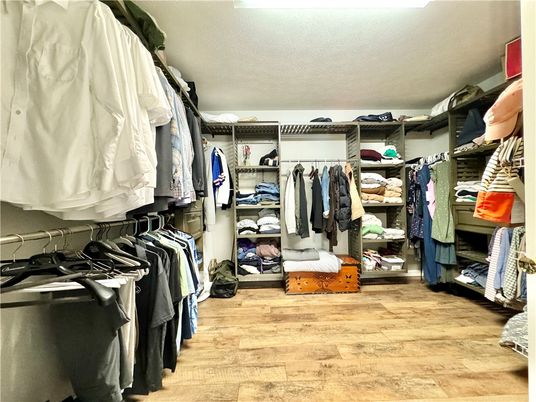 Interior, Walk-in Closets, Wood Texture Flooring