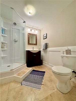 Bathroom, Glass Shower, Interior