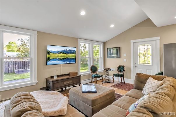 Interior, Living room, Recessed Lighting