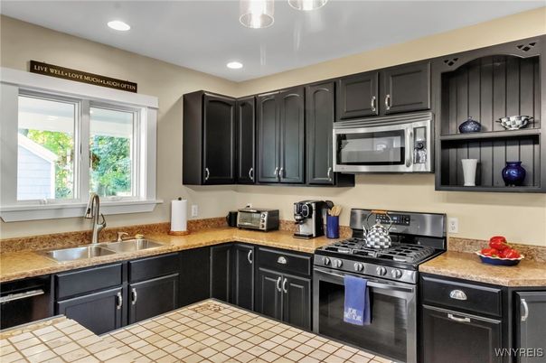 Interior, Kitchen, Recessed Lighting, Stainless Steel Appliances