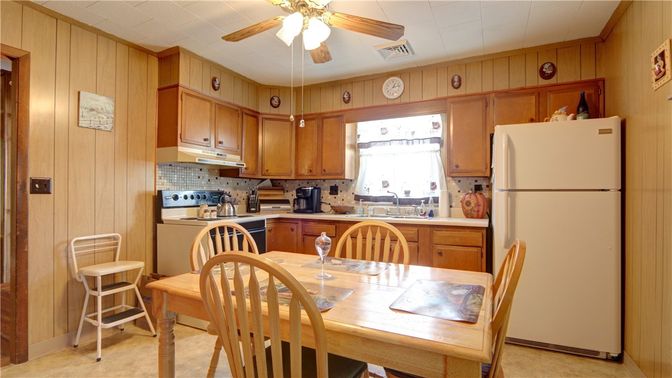 Dining room, Interior, Kitchen