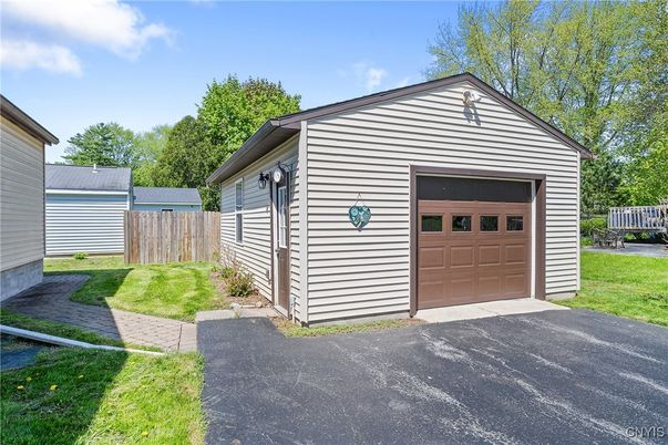 Backyard, Detached Garage, Exterior