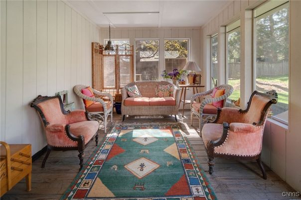 Interior, Living room, Sun Room, Wood Texture Flooring