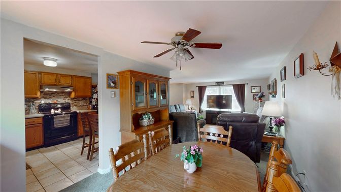 Dining room, Interior, Kitchen, Living room