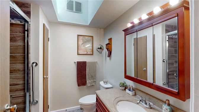 Bathroom, Glass Shower, Interior