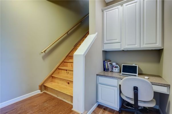 Home Office, Interior, Wood Texture Flooring
