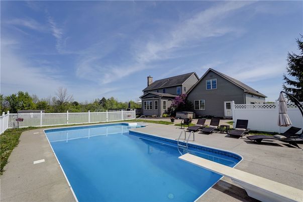 Exterior, Pool, Solar Panels