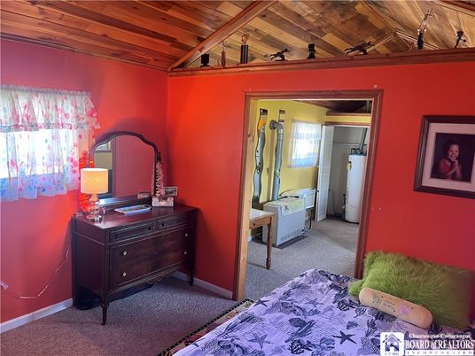 Bedroom, Interior, Wooden Beams, Wooden Ceilings