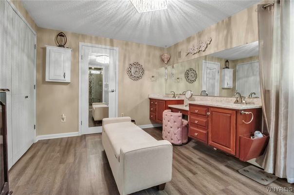 Bathroom, Interior, Wood Texture Flooring