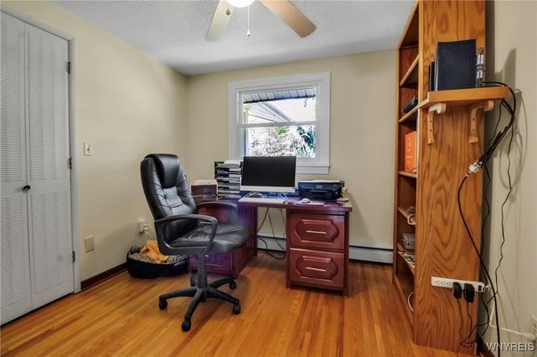 Home Office, Interior, Wood Texture Flooring