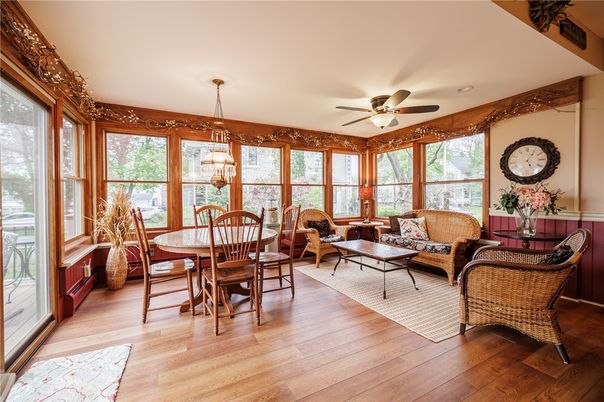 Dining room, Interior, Living room, Pendant Lights, Wood Texture Flooring