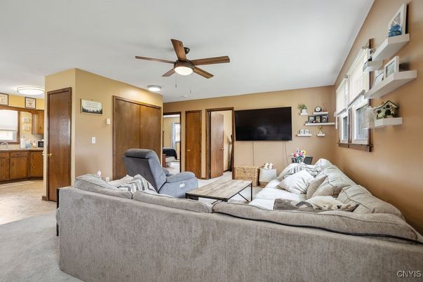 Interior, Kitchen, Living room