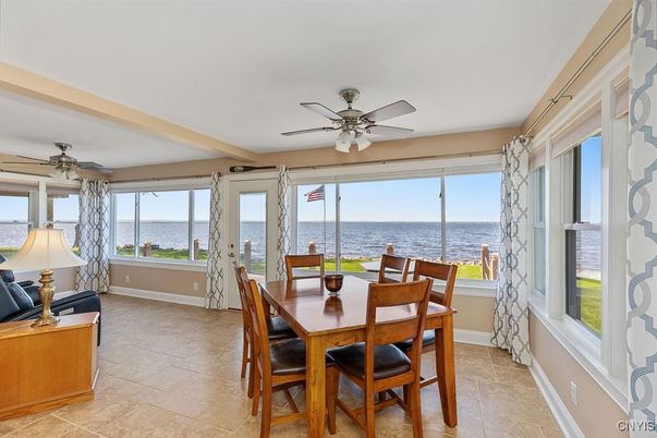 Dining room, Interior, Water