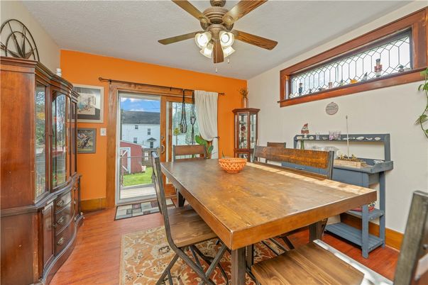 Dining room, Interior, Wood Texture Flooring