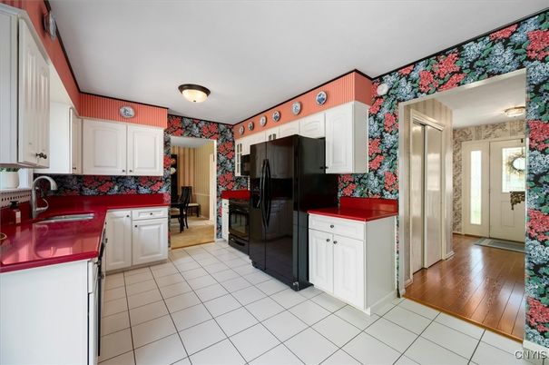 Interior, Kitchen, Wood Texture Flooring