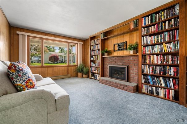 Fireplace, Interior, Wooden Walls