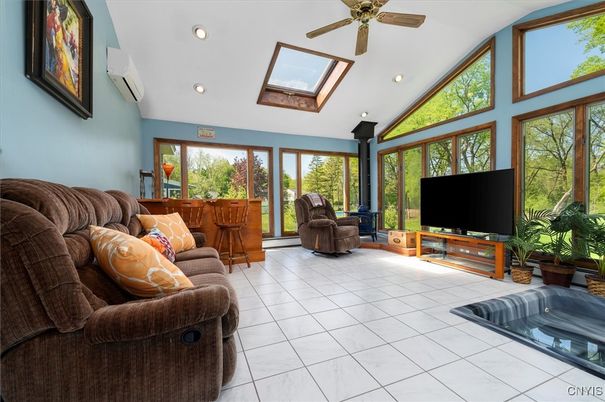 Interior, Living room, Recessed Lighting