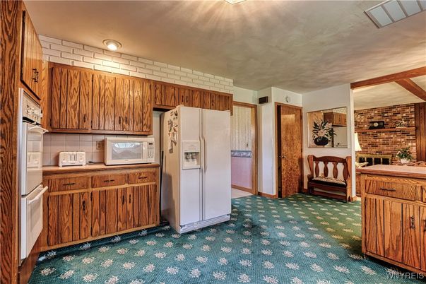 Interior, Kitchen, Stone Walls
