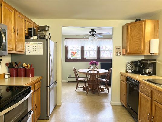 Dining room, Interior, Kitchen
