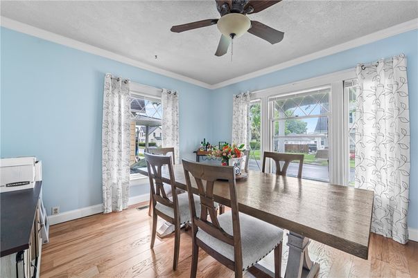 Dining room, Interior, Wood Texture Flooring