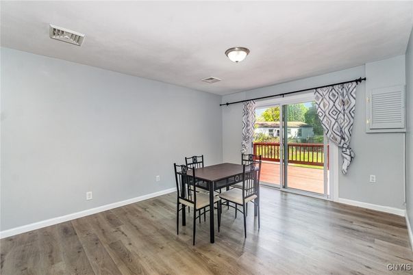Dining room, Interior, Wood Texture Flooring