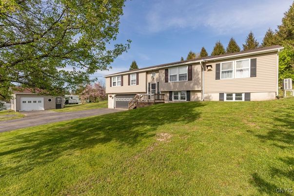 Attached, Backyard, Exterior, Facade, Raised Ranch
