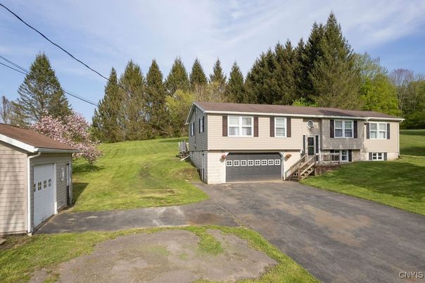 Attached, Backyard, Exterior, Facade, Raised Ranch