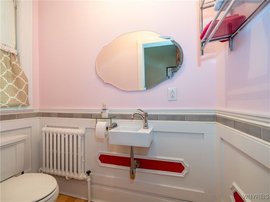 Bathroom, Interior, Wood Texture Flooring