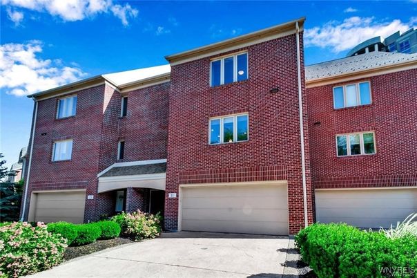 Attached, Exterior, Facade, Brick Facade, Rowhouse