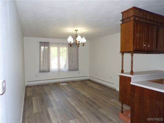 Chandelier, Empty room, Interior, Wood Texture Flooring