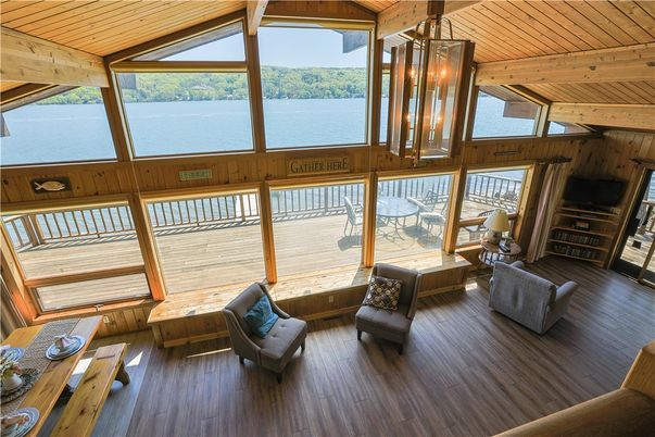 Interior, Pendant Lights, Water, Wooden Beams, Wooden Ceilings, Wood Texture Flooring, Wooden Walls