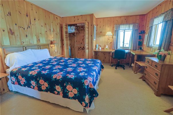 Bedroom, Home Office, Interior, Wooden Walls